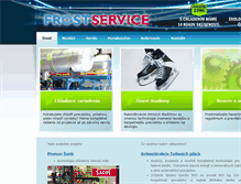 Tablet Screenshot of frostservice.sk